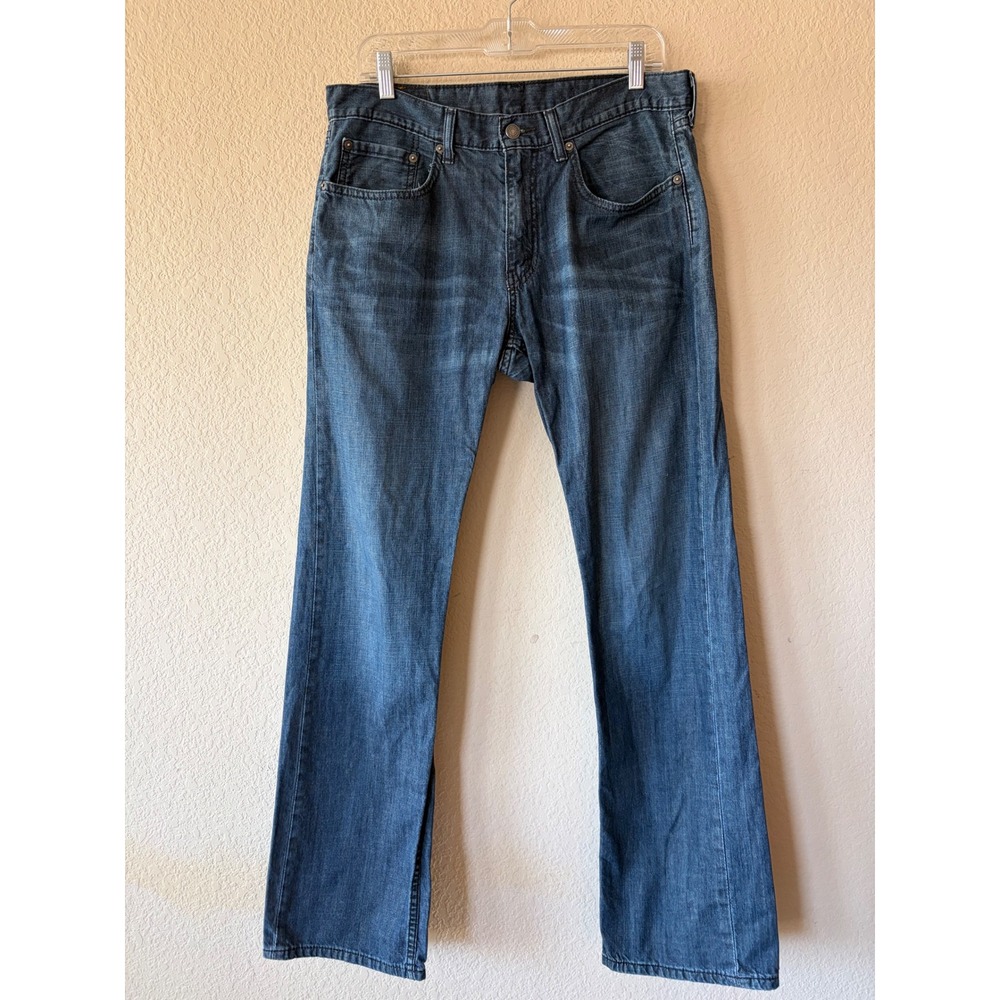 Levis 559 Relaxed Straight Jeans Mens 33x34 Dark Wash Denim Blue 00559-0222